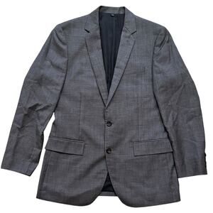 J. Crew Thompson Fit Wool Gray 2 Button Sport Coat Blazer Size 38R*